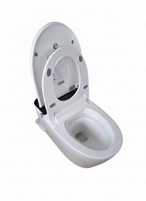 Vas WC SMART - capac automat, masaj, incalzire, led NEGRU/ALB