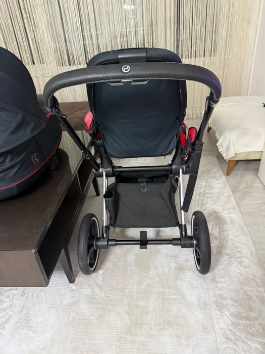 Бебешка и детска количка Cybex Priam Ferarri пълен комплект