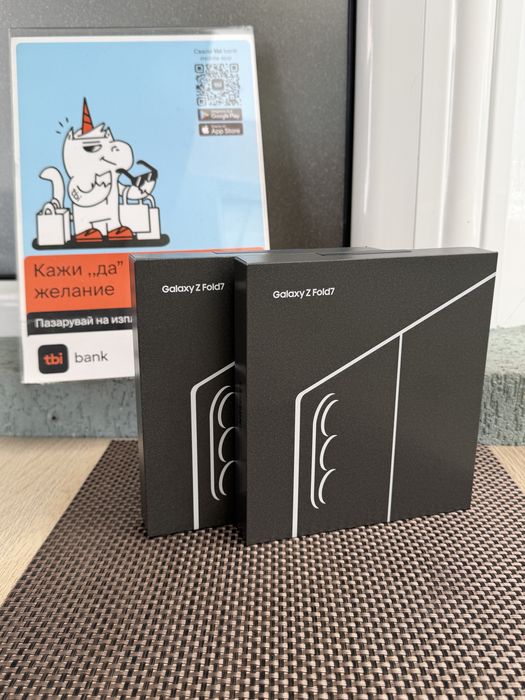 НОВ!51€/м Samsung Z fold 7 BLUE/BLACK SHADOW 256GB самсунг