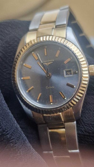 Луксозен Longines Quartz – Масивно Злато и Стомана (14K/585)