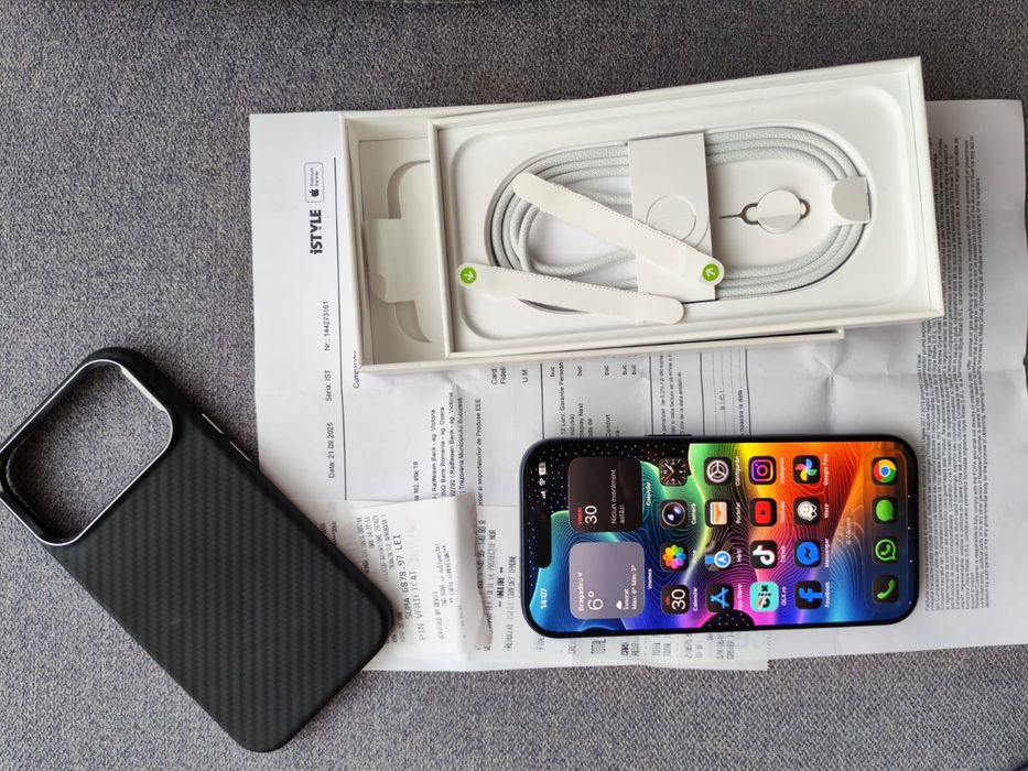 Iphone 17 Pro,Schimb,full box cu factura ai bon