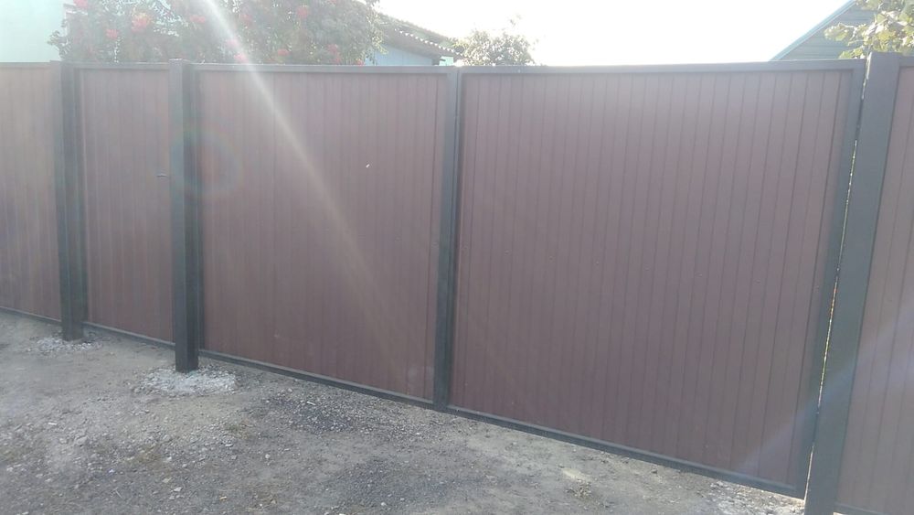 Изготовление и установка заборов ворот распашные откатные ...
