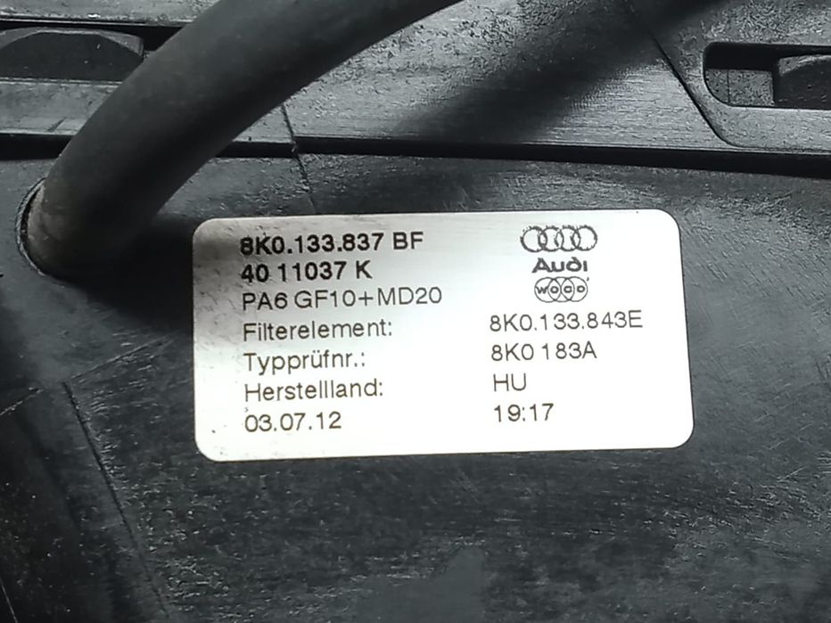 Carcasa filtru aer 8K0133837 Audi A4 B8/8K (facelift)  [din 2011 pana