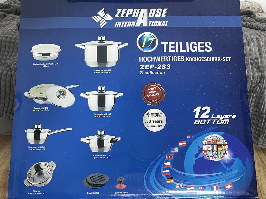 Set complet nou de vase de gătit Zephause International ZEP-283