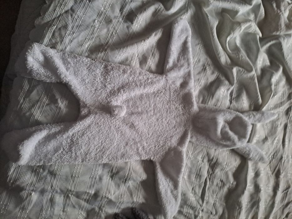 Бебешки плюшен гащеризон