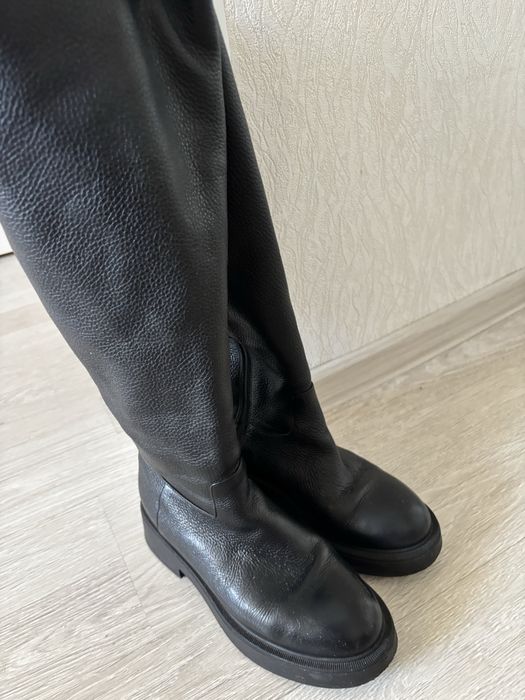 Сапоги из натуральной кожи