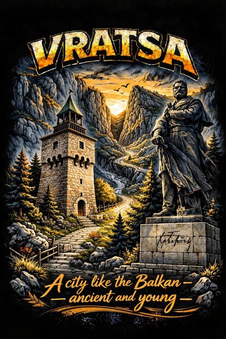 Тениски на град Враца.