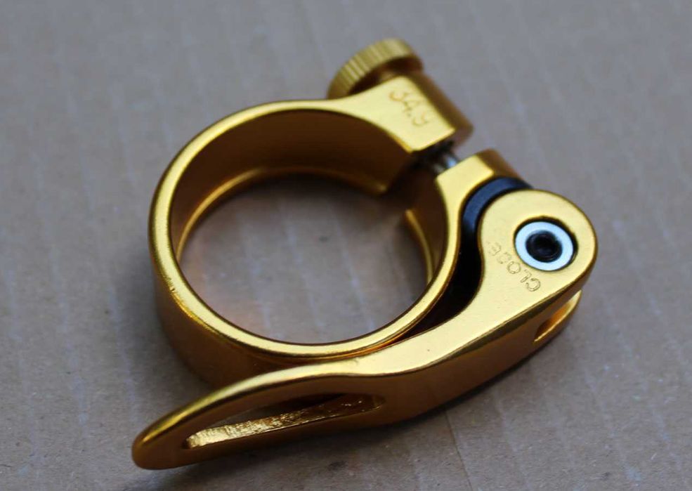 Colier aluminiu teava sa CNC 31.8mm si 34.9mm cu inchizator rapid