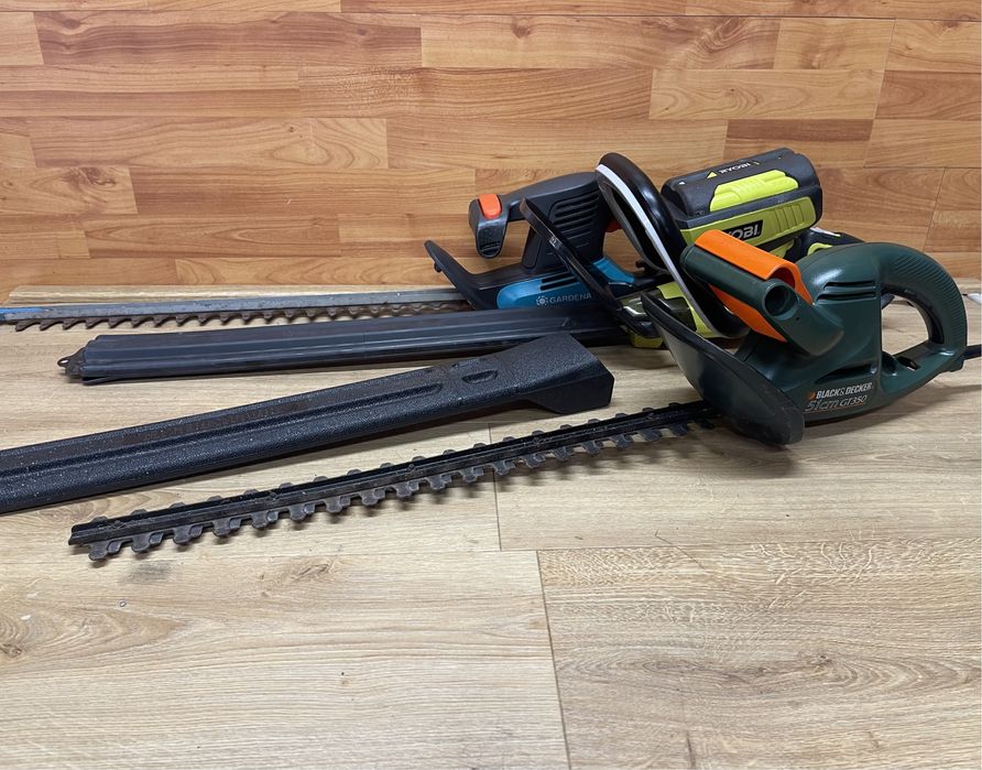 Foarfeca gard viu tuia pomi trimmer Gardena Ryobi Black & Decker