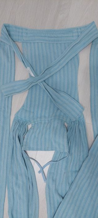 Marsupiu Wrap Elastic pentru Bebelusi, 100% Bumbac, 0-12 Luni