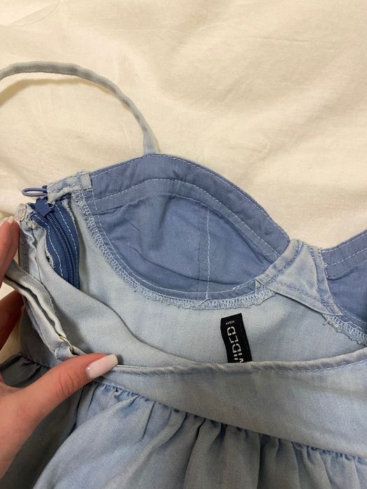 Деним топ на H&M