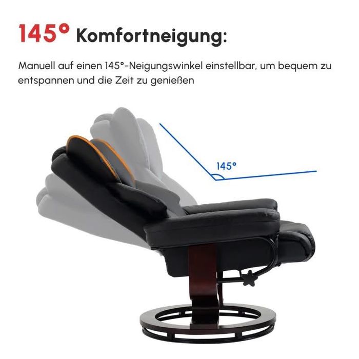 Релаксиращ фотьойл с табуретка