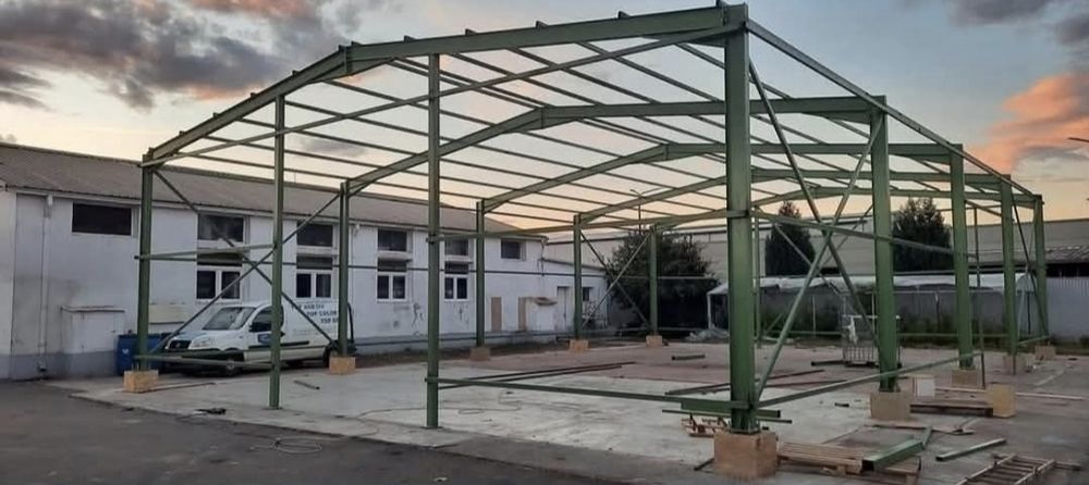 Vand si construiesc o gama larga de hale sau structuri metalice noi ne