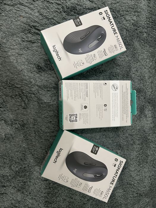 Pachet 3 x mouse Logitech Signature M650L Silent noi
