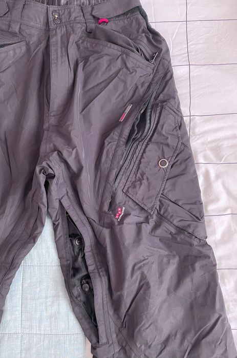 Черен мъжки сноуборд панталон Foursquare