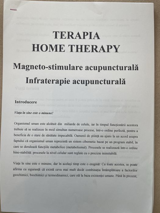 Vand aparat masaj magneto  stimulare