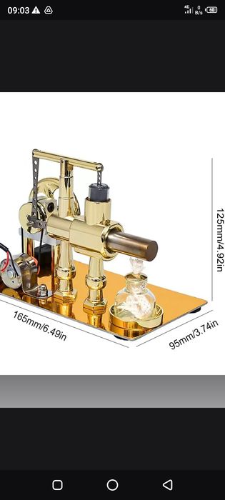 Обучающая игрушка Двигатель Стирлинга