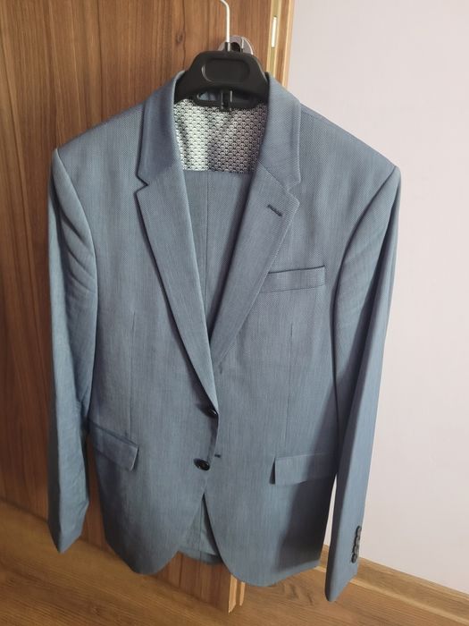 Costum barbati Zara albastru deschis