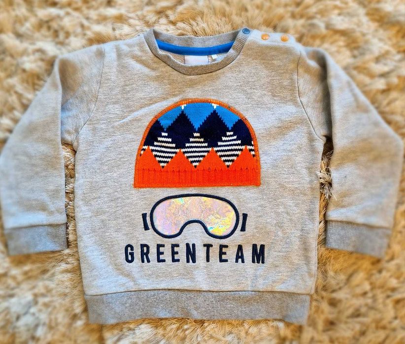 Pachet 2 bluze molton copii 2-3 ani Next si Primigi