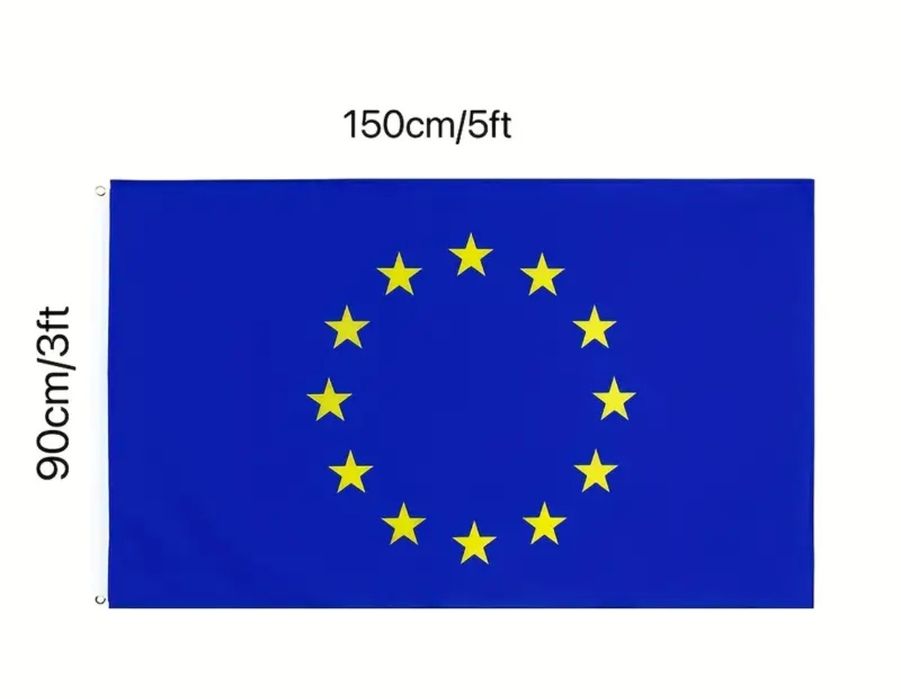 Steag drapel SUA, UE, Romania dimensiuni mari