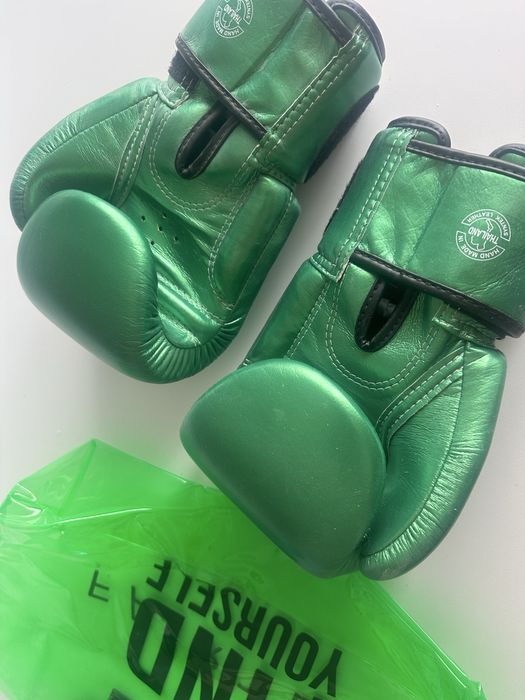 Manusi kickbox Fairtex BGV 22 oz 12 metallic green