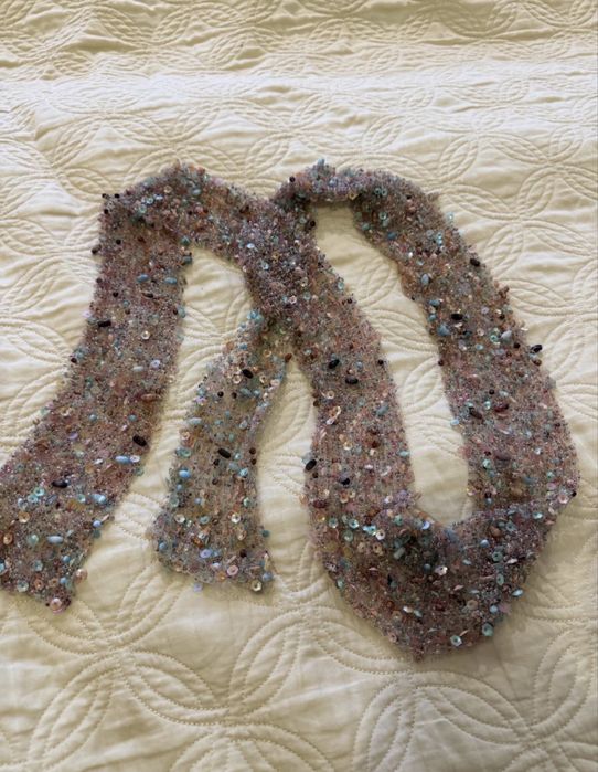 Шарфик из бисера