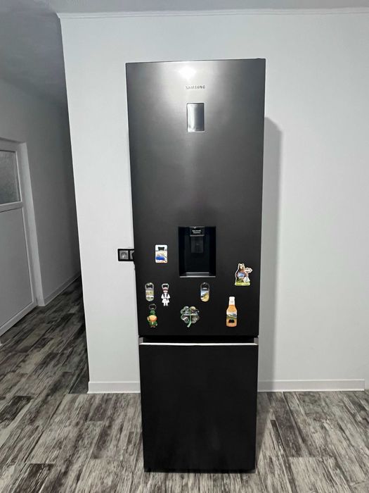 Combina frigorifica Samsung Total No Frost, Clasa E, Dark Inox