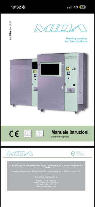 Aparat vending mancare caldă