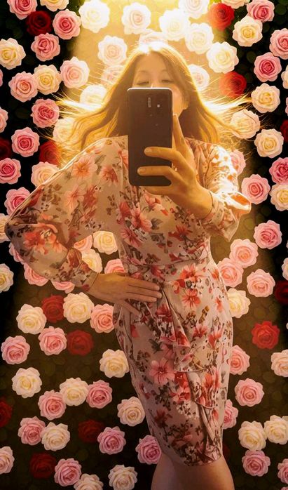 Летнее платье шифон