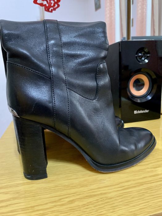 Длинные кожаные сапоги Michael Kors & A&D