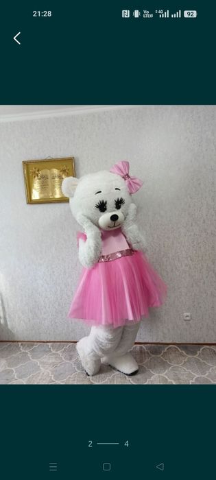 1 Мишка екі костюммен сатылады