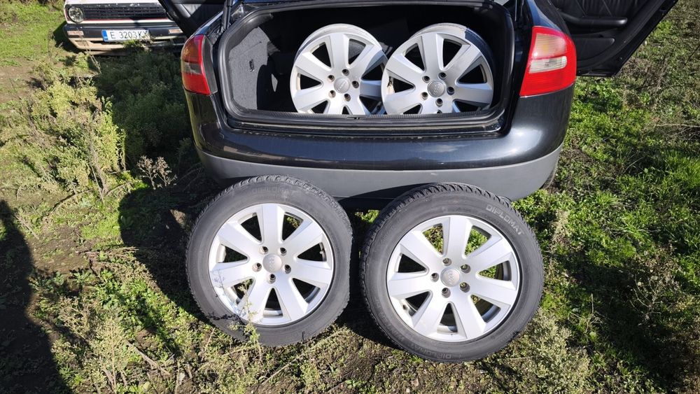 Джанти с зимни гуми 205 55 16  7.5J x16 ET45