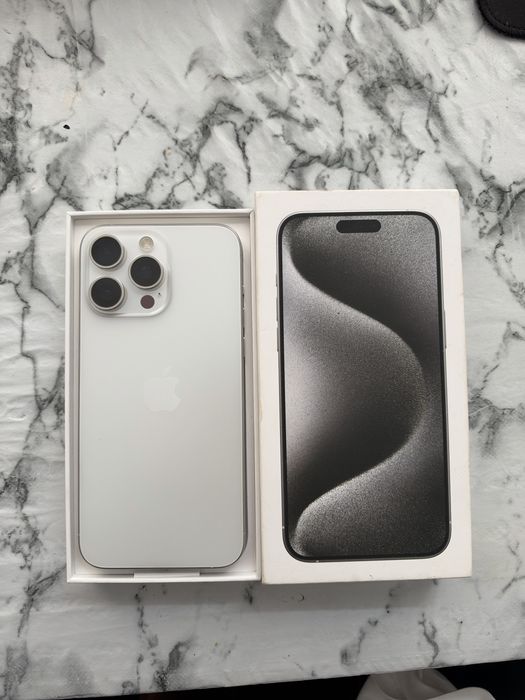iPhone 15 Pro Max ,White Titanium 256Gb
