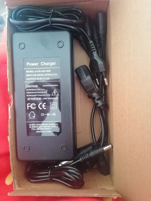 Incarcator  54.6 sau 53.6 v pt litiu bike scooter mx01 mx02s mx03  mx20 pitesti sau curier