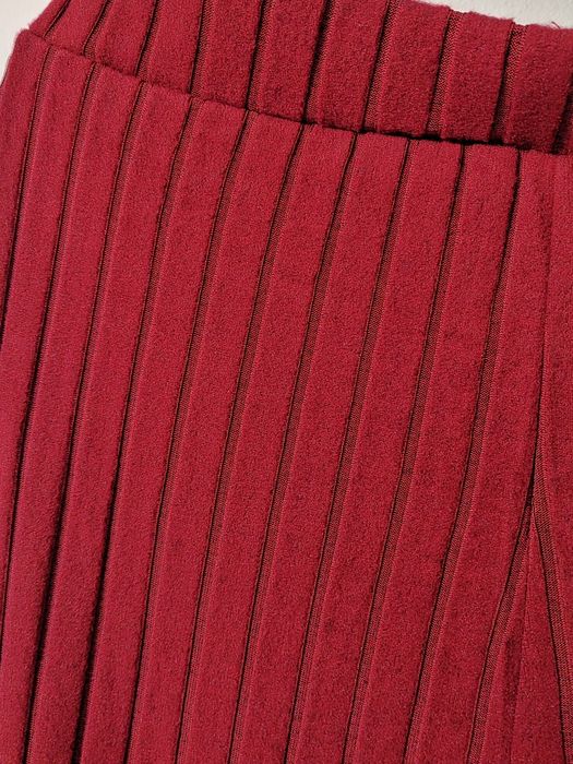 Pantaloni visinii cu talie înaltă