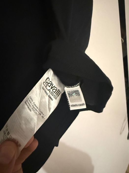 Tricou negru Roberto Cavalli