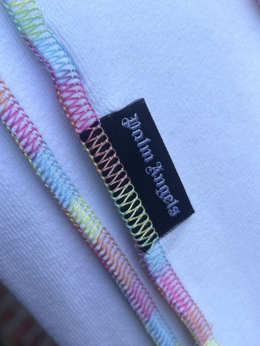 Palm Angels, bluză albă, 100% bumbac, originală