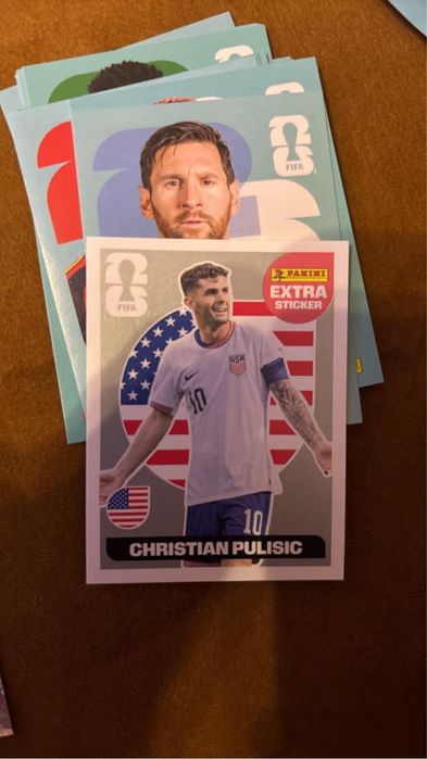 Pulisic extra sticker panini 2026 silver