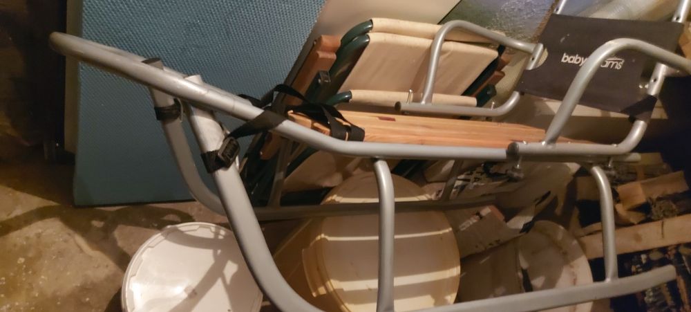 Saniuță cu spătar demontabil