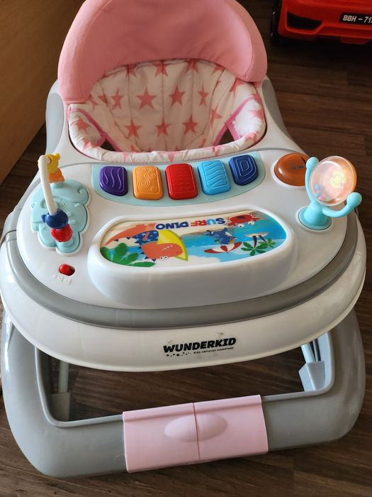 Проходилка Wunderkid 2 in 1, Розова