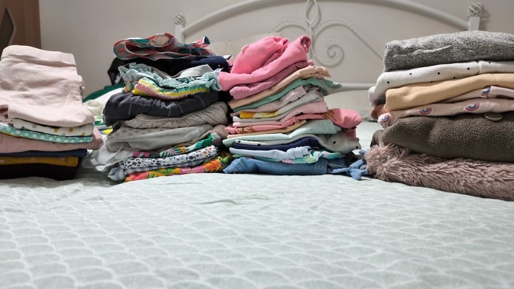 45 дрешки за момиченце, размер 12-18