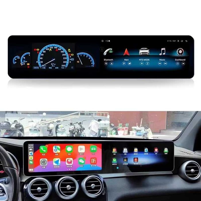 Dual Display 12.3" Android Мултимедия за Mercedes A Class 2011- 2018