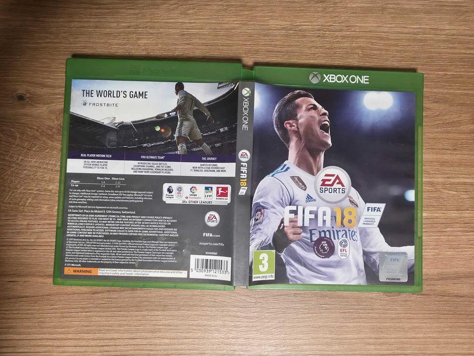 FIFA 18 за Xbox One | Пълен комплект с книжки | Тествана