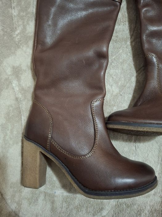 Дамски ботуши от естествена кожа на ETIEM