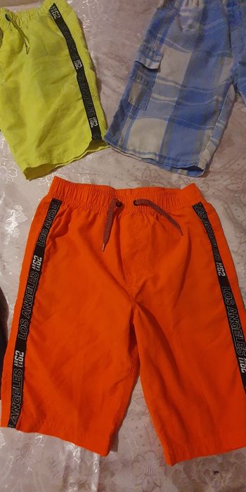 Ocazie lot 5 buc pantaloni scurti bermude baiat 8-9 ani Takko, Olaian