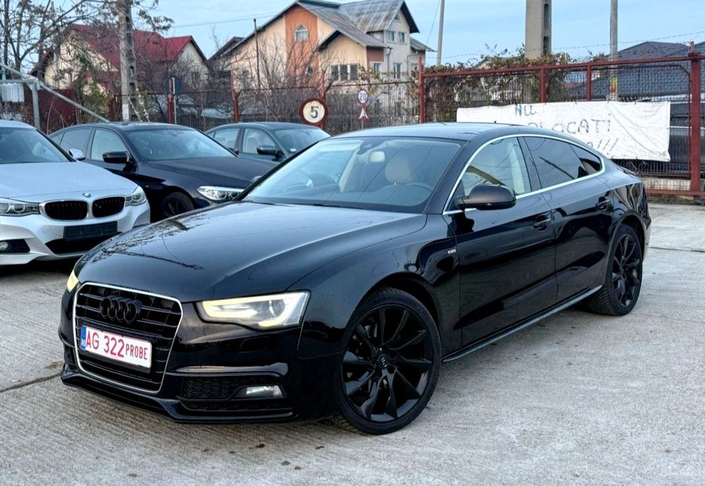 Audi A5 S line individual 2.0d 190cp Eur6 Ventilație Garanție Led navi