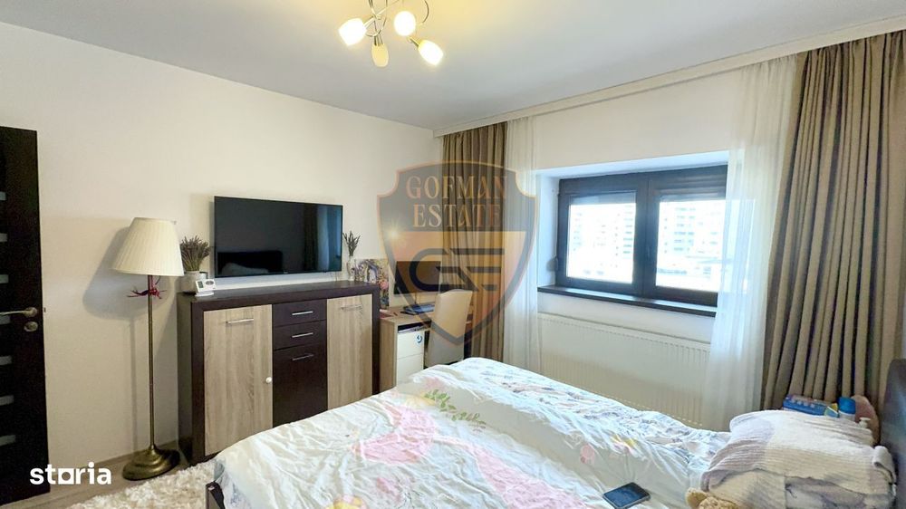 3 camere, Faleza Nord, 84 mp, 2 bai, 2 balcoane, renovat, mobilat, etj