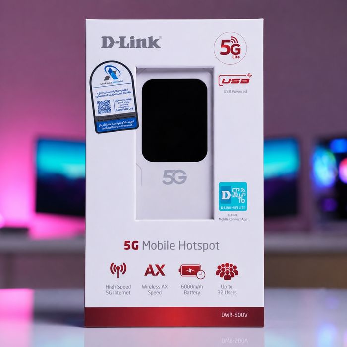 # 5G DLink DWR-500V Mobile modem WiFi 6 Router Переносной роутер SIM