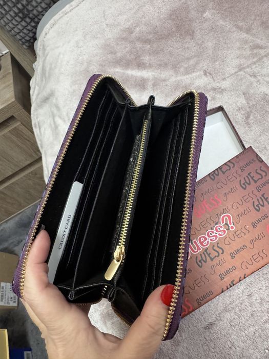 Portofel Guess piele ecologica 20/10 cm