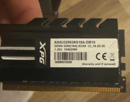 Placute RAM 2x8GB 3200Mhz CL16 20 20 38